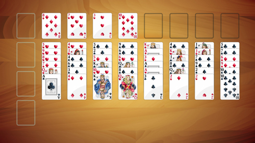 Play Eight Off Solitaire Card Game Online
